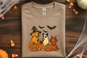 Ghost Dog PNG – Halloween Dogs Sublimation, 300dpi Transparent Background