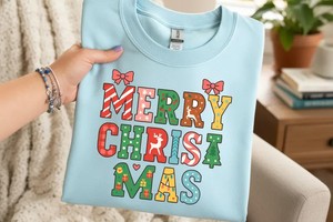 Merry Christmas Coquette PNG, Retro Pink Brushstroke Holiday Sublimation, Girly Festive Christmas Tree Design